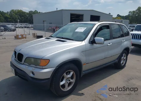 2002 BMW X5 3.0I from USA, damaged, VIN 5UXFA53552LP30790